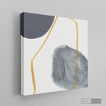 Cargar imagen en el visor de la galería, Cuadro Abstracto Nórdico Azul Dos