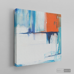 Cargar imagen en el visor de la galería, Cuadro Abstracto Azul-Naranja