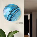 Cargar imagen en el visor de la galería, Cuadro Circular Fluido Calaíta