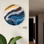 Cargar imagen en el visor de la galería, Cuadro Circular Fluido Petroleo