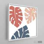 Cargar imagen en el visor de la galería, Cuadro Boho Monstera color