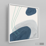 Cargar imagen en el visor de la galería, Cuadro Abstracto Calma en Azul