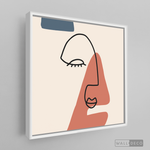 Cargar imagen en el visor de la galería, Tríptico Abstracto Rostros