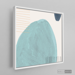 Cargar imagen en el visor de la galería, Tríptico Abstracto Azul
