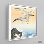 Cargar imagen en el visor de la galería, Cuadro Aves Gaviotas Japón