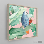 Cargar imagen en el visor de la galería, Cuadro Aves Loro Real Azul