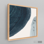 Cargar imagen en el visor de la galería, Tríptico Abstracto Azul