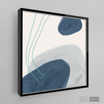 Cargar imagen en el visor de la galería, Cuadro Abstracto Calma en Azul