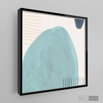 Cargar imagen en el visor de la galería, Cuadro Abstracto Reposo en Azul