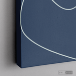 Cargar imagen en el visor de la galería, Cuadro Face Lines Azul Tres