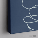 Cargar imagen en el visor de la galería, Cuadro Face Lines Azul Uno