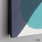 Cargar imagen en el visor de la galería, Cuadro Abstracto Nórdico Azul Uno