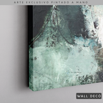 Cargar imagen en el visor de la galería, Arte Pintado a Mano Luz Verde Vertical