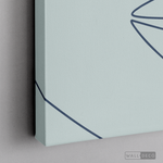 Cargar imagen en el visor de la galería, Cuadro Face Lines Azul Dos