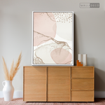 Cargar imagen en el visor de la galería, Cuadro Fragmentos Abstractos Rosa