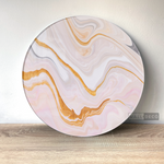 Cargar imagen en el visor de la galería, Cuadro Circular Fluido Flamenco