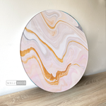 Cargar imagen en el visor de la galería, Cuadro Circular Fluido Flamenco