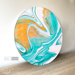 Cargar imagen en el visor de la galería, Cuadro Circular Fluido Carrot