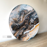 Cargar imagen en el visor de la galería, Cuadro Circular Fluido Universo