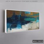 Cargar imagen en el visor de la galería, Arte Pintado a Mano Estuario Magno Horizontal