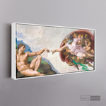 Cargar imagen en el visor de la galería, Cuadro Arte La Creación de Adam, Miguel Ángel