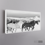 Cargar imagen en el visor de la galería, Cuadro Animales Caballos Boho Horizontal