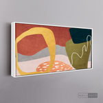 Cargar imagen en el visor de la galería, Cuadro Abstracto Minimalista Optimismo Cálido