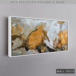 Cargar imagen en el visor de la galería, Arte Pintado a Mano Terracota Horizontal