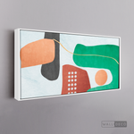 Cargar imagen en el visor de la galería, Cuadro Abstracto Minimalista Ritmo Fluido