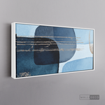 Cargar imagen en el visor de la galería, Cuadro Fragmentos Abstractos Azul