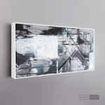 Cargar imagen en el visor de la galería, Cuadro Abstracto Blanco y Negro