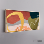 Cargar imagen en el visor de la galería, Cuadro Abstracto Minimalista Optimismo Cálido