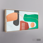 Cargar imagen en el visor de la galería, Cuadro Abstracto Minimalista Ritmo Fluido