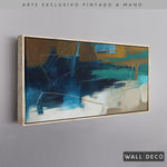 Cargar imagen en el visor de la galería, Arte Pintado a Mano Estuario Magno Horizontal