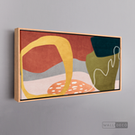 Cargar imagen en el visor de la galería, Cuadro Abstracto Minimalista Optimismo Cálido