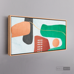 Cargar imagen en el visor de la galería, Cuadro Abstracto Minimalista Ritmo Fluido