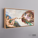 Cargar imagen en el visor de la galería, Cuadro Arte La Creación de Adam, Miguel Ángel