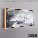 Cargar imagen en el visor de la galería, Arte Pintado a Mano Átomos de Mar Horizontal