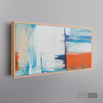 Cargar imagen en el visor de la galería, Cuadro Abstracto Azul-Naranja