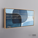 Cargar imagen en el visor de la galería, Cuadro Fragmentos Abstractos Azul