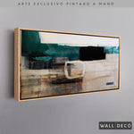 Cargar imagen en el visor de la galería, Arte Pintado a Mano Utopia Horizontal