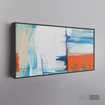 Cargar imagen en el visor de la galería, Cuadro Abstracto Azul-Naranja