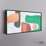 Cargar imagen en el visor de la galería, Cuadro Abstracto Minimalista Ritmo Fluido