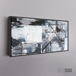 Cargar imagen en el visor de la galería, Cuadro Abstracto Blanco y Negro