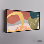 Cargar imagen en el visor de la galería, Cuadro Abstracto Minimalista Optimismo Cálido