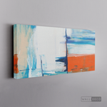 Cargar imagen en el visor de la galería, Cuadro Abstracto Azul-Naranja