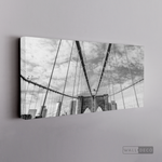 Cargar imagen en el visor de la galería, Cuadro New York Brooklyn Bridge Horizontal