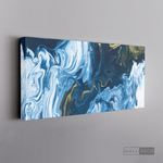 Cargar imagen en el visor de la galería, Cuadro Fluido Abstracto Azul