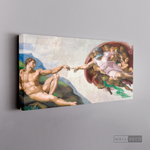 Cargar imagen en el visor de la galería, Cuadro Arte La Creación de Adam, Miguel Ángel