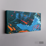 Cargar imagen en el visor de la galería, Cuadro Abstracto Rojo Azul